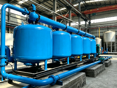 循环水砂滤器厂区实拍